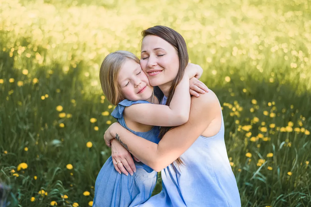 Mom & daughter photoshoot - Familie Collection